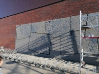 Graffiti op de Binding