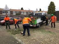 Kerstbomen versnipperen