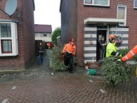 Kerstbomen versnipperen