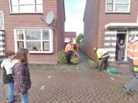 Kerstbomen versnipperen