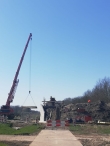 De nieuwe brug bij Walibi (2) 