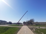 De nieuwe brug bij Walibi (2) 