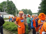 Intocht avond4daagse en huldiging Leo Schrijer