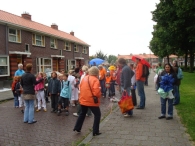 Intocht avond4daagse en huldiging Leo Schrijer