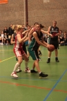 Laatste thuiswedstrijd BAS Dames 1