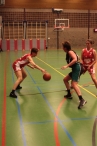 Laatste thuiswedstrijd BAS Dames 1