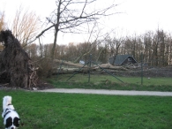 Storm rond Biddinghuizen