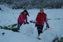 Sneeuwpret in Biddinghuizen