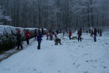 Sneeuwpret in Biddinghuizen