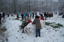 Sneeuwpret in Biddinghuizen