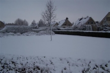 Sneeuwpret in Biddinghuizen