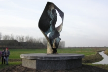 Onthulling beeld Biddinghuizen