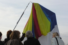 Onthulling beeld Biddinghuizen