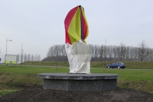 Onthulling beeld Biddinghuizen