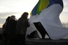 Onthulling beeld Biddinghuizen