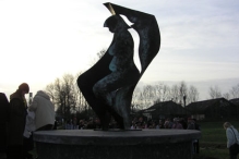 Onthulling beeld Biddinghuizen