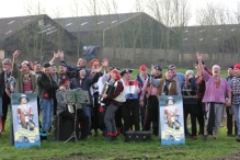 Onthulling beeld Biddinghuizen