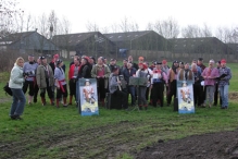 Onthulling beeld Biddinghuizen