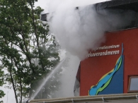 Brand bij Fazant