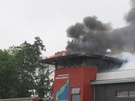 Brand bij Fazant