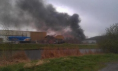 Brand aan Noorderbaan