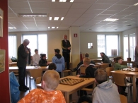 Halve finale NK dammen
