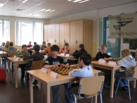 Halve finale NK dammen