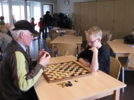 Halve finale NK dammen