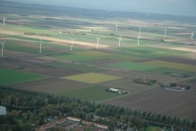 Vliegen boven Biddinghuizen