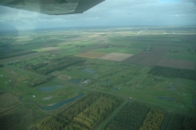 Vliegen boven Biddinghuizen