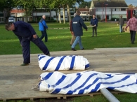 Oktoberfeesten: Opbouw feesttent