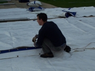 Oktoberfeesten: Opbouw feesttent