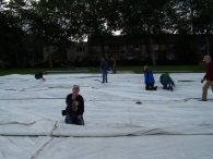 Oktoberfeesten: Opbouw feesttent