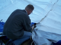 Oktoberfeesten: Opbouw feesttent