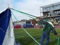 Oktoberfeesten: Opbouw feesttent