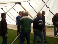 Oktoberfeesten: Opbouw feesttent