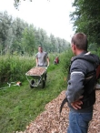 Jongerenplek bij Wandelpad