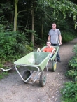 Jongerenplek bij Wandelpad