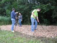 Jongerenplek bij Wandelpad