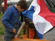 Koninginnedag 2008 - Hutten bouwen