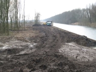 Aanleg natuurstrook Wandelpad