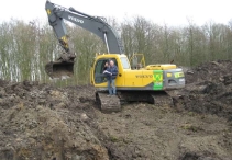 Aanleg natuurstrook Wandelpad
