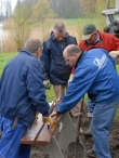 Bankjes bij Wandelpad
