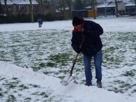 Aanleg ijsbaan evenemententerrein