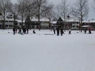 Schaatsen op mini-ijsbaan