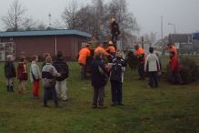 Kerstbomen versnipperen