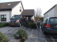 Kerstbomen versnipperen