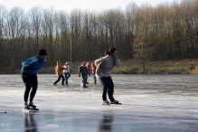 IJspret in Biddinghuizen