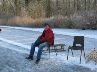 Scholen schaatsen ijsbaan