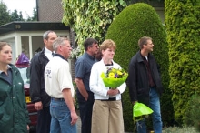 Huldiging Robert de Waard